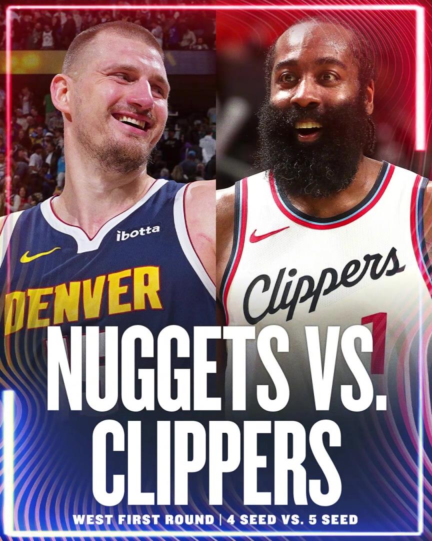 帶隊(duì)的神！哈登率快船鎖定西部第5，生涯從未缺席過(guò)季后賽！